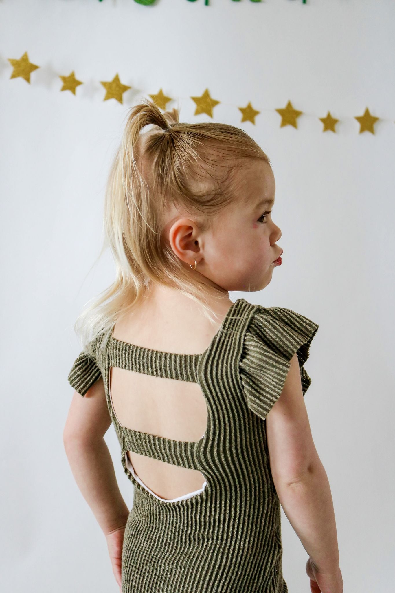 olive ribbed