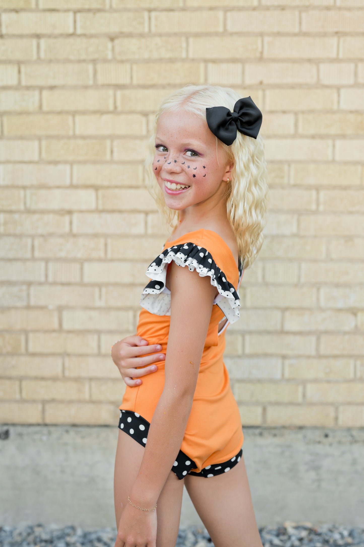 polka dotted pumpkin